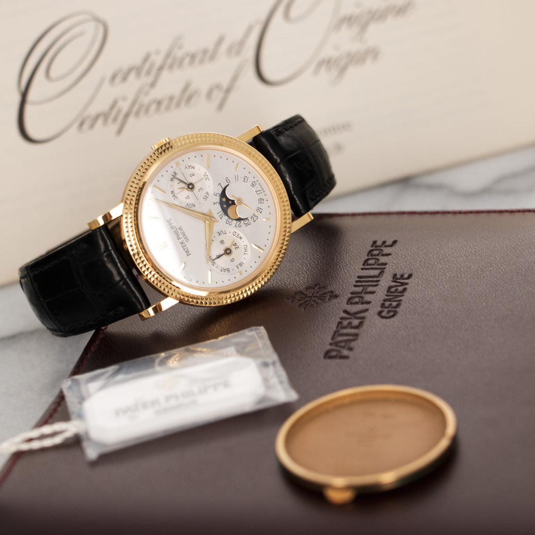 Patek Philippe Yellow Gold Perpetual Calendar Automatic Watch Ref. 5039