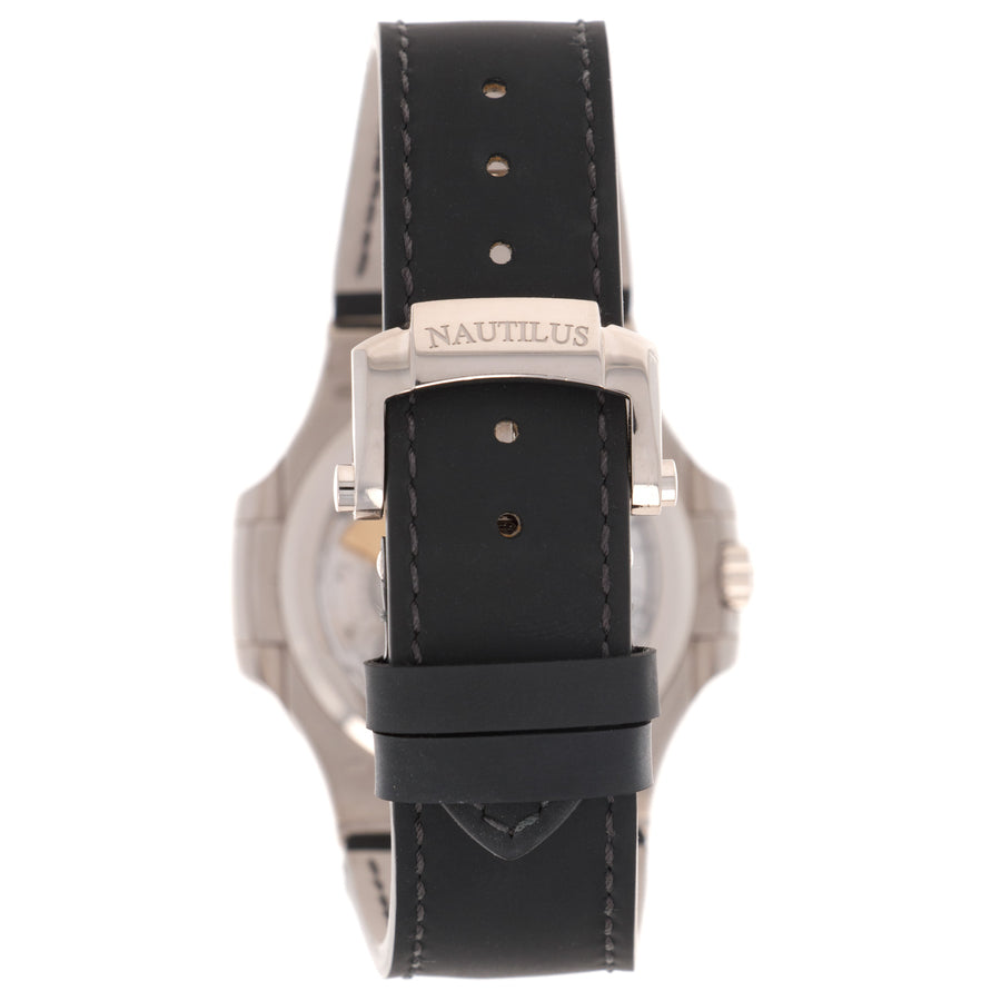 Patek Philippe White Gold Nautilus Moonphase Watch Ref. 5712