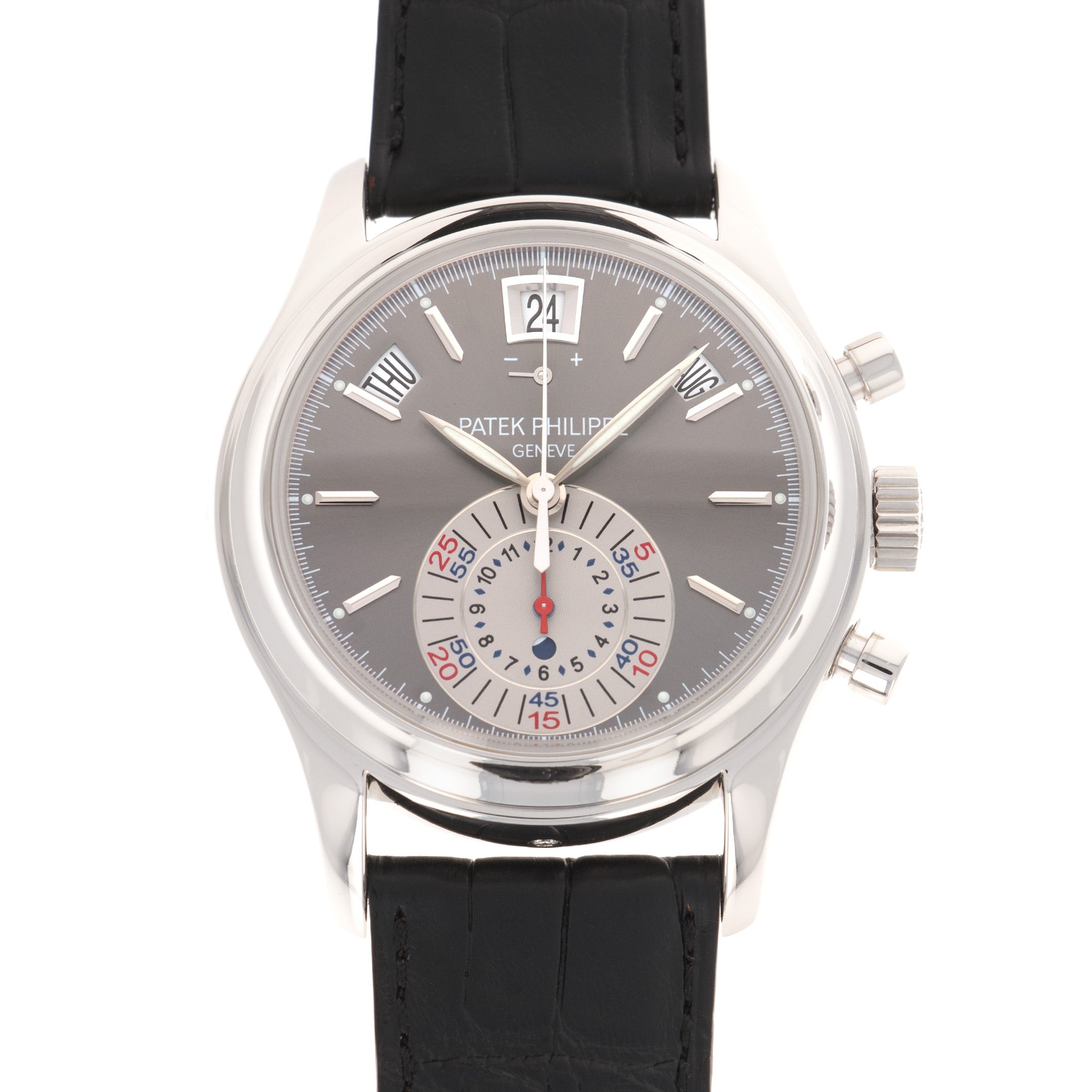 Patek Philippe - Patek Philippe Platinum Annual Calendar Chronograph Watch Ref. 5960 - The Keystone Watches