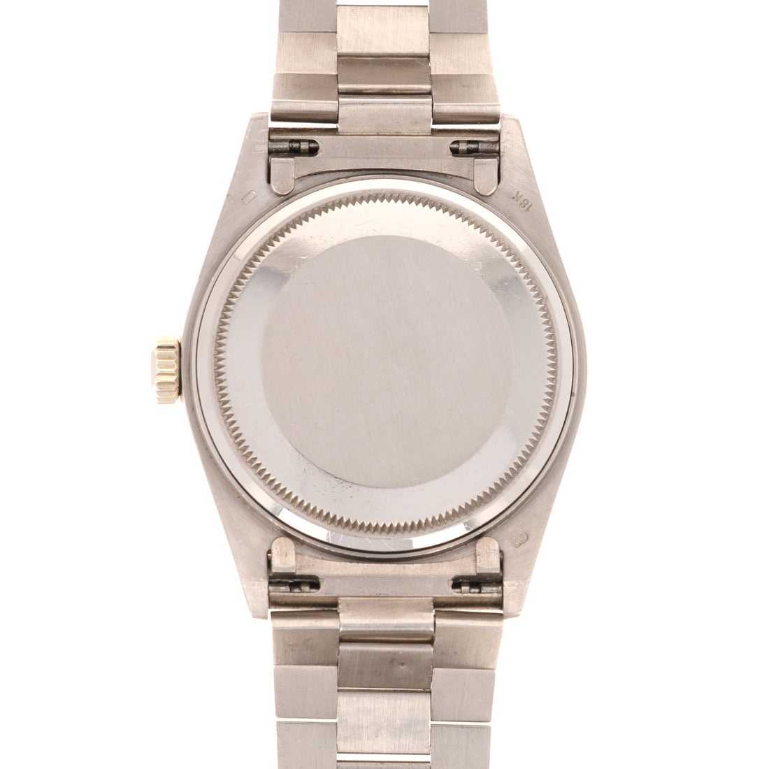 Rolex White Gold Day-Date Diamond Watch Ref. 18049