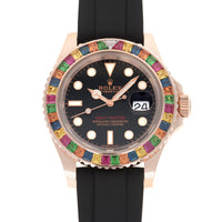 Rolex Rose Gold Yacht-Master Rainbow Watch Ref. 116695