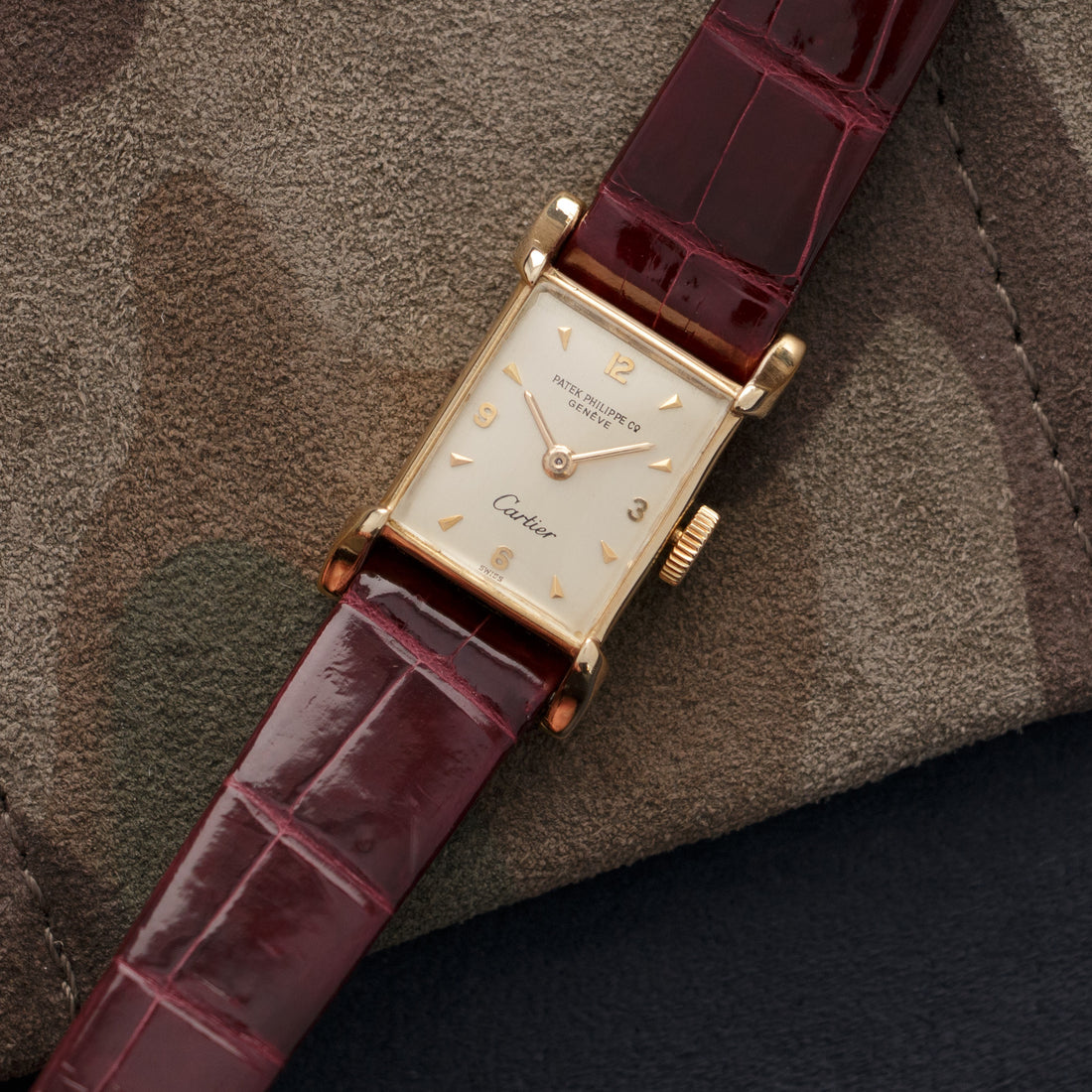 Patek Philippe Yellow Gold Watch Ref. 2280, Retailed by Cartier