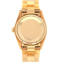 Rolex Yellow Gold Day-Date Diamond Watch Ref. 18038