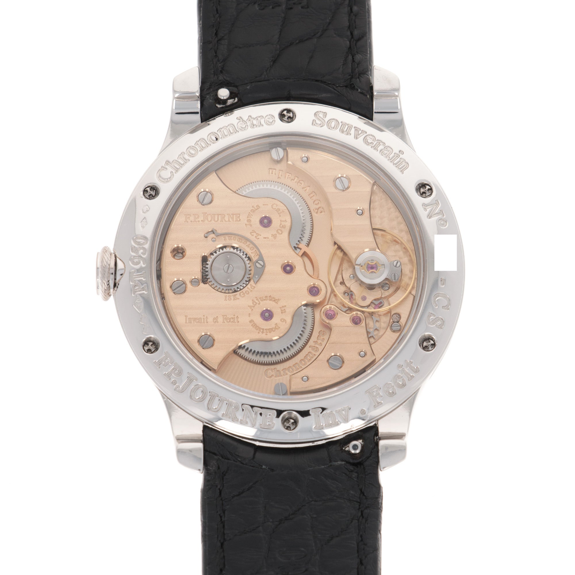 FP Journe - F.P. Journe Platinum Chronometre Souverain Watch - The Keystone Watches