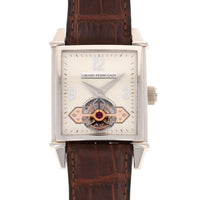 Girard Perregaux White Gold 1945 Tourbillon Watch Ref. 9985