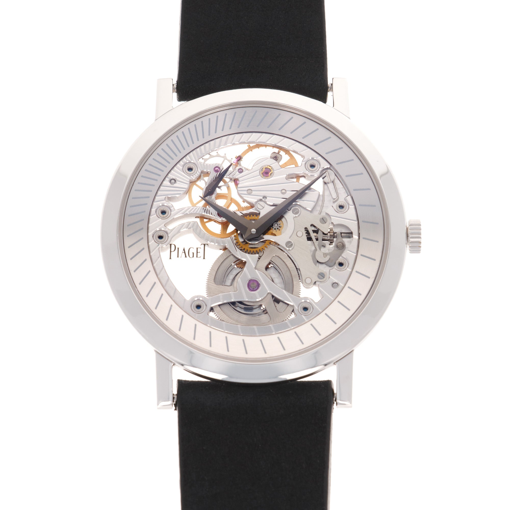Piaget - Piaget White Gold Altiplano Skeleton Watch - The Keystone Watches