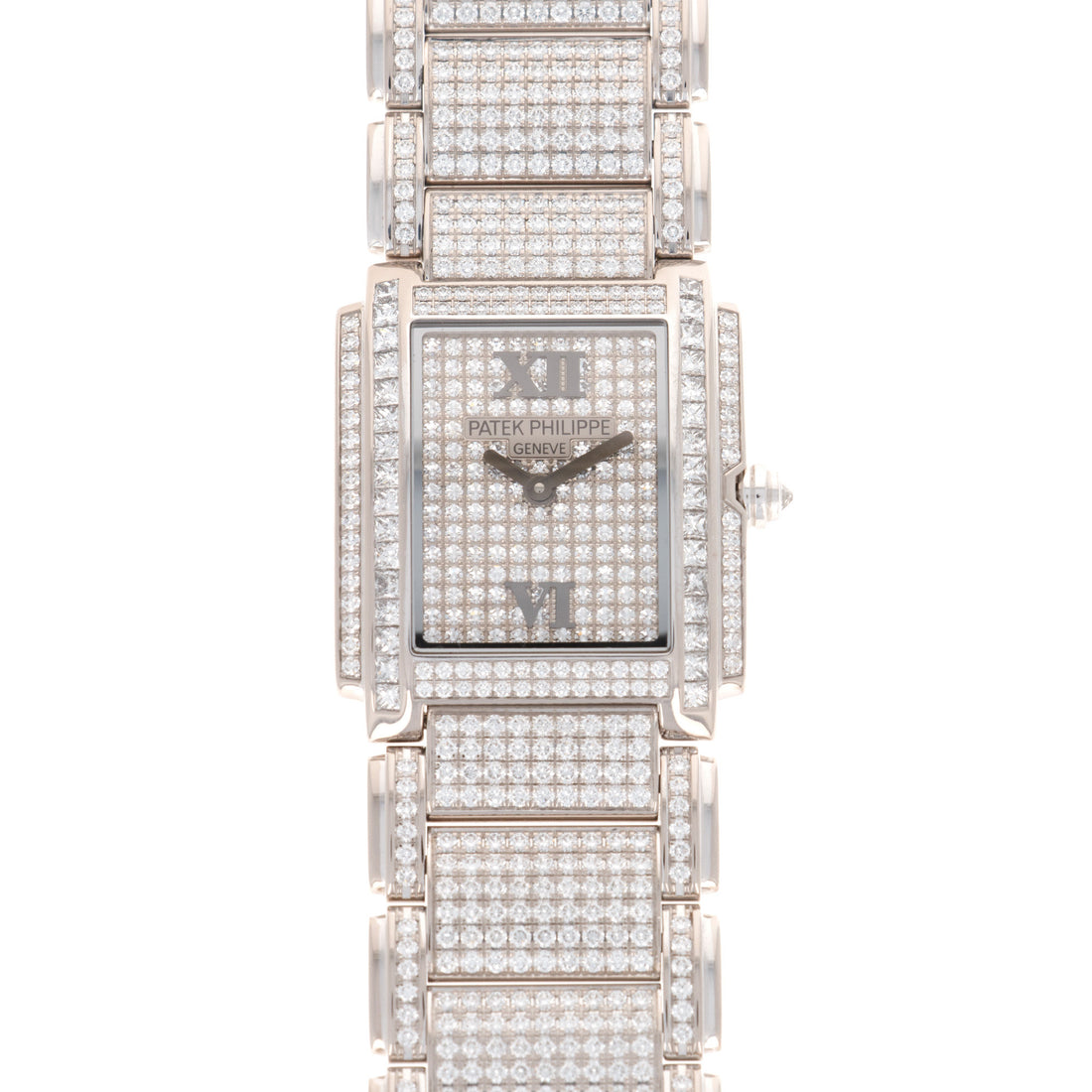 Patek Philippe White Gold Twenty-4 All Diamond Watch Ref. 4910