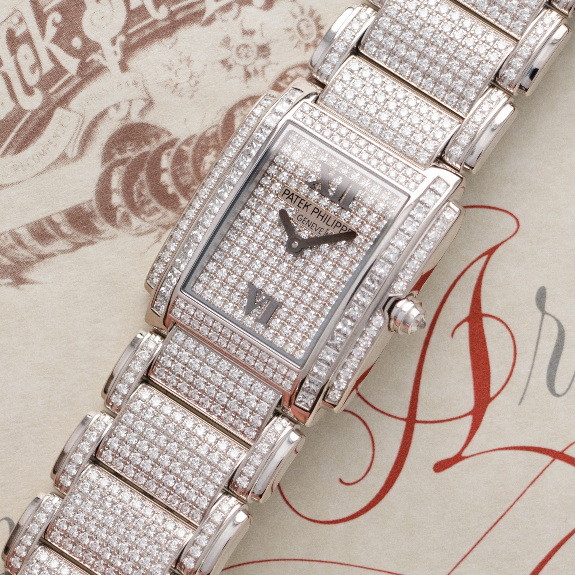 Patek Philippe - Patek Philippe White Gold Twenty-4 All Diamond Watch Ref. 4910 - The Keystone Watches