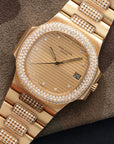 Patek Philippe - Patek Philippe Yellow Gold Nautilus Diamond Watch Ref. 3800 - The Keystone Watches