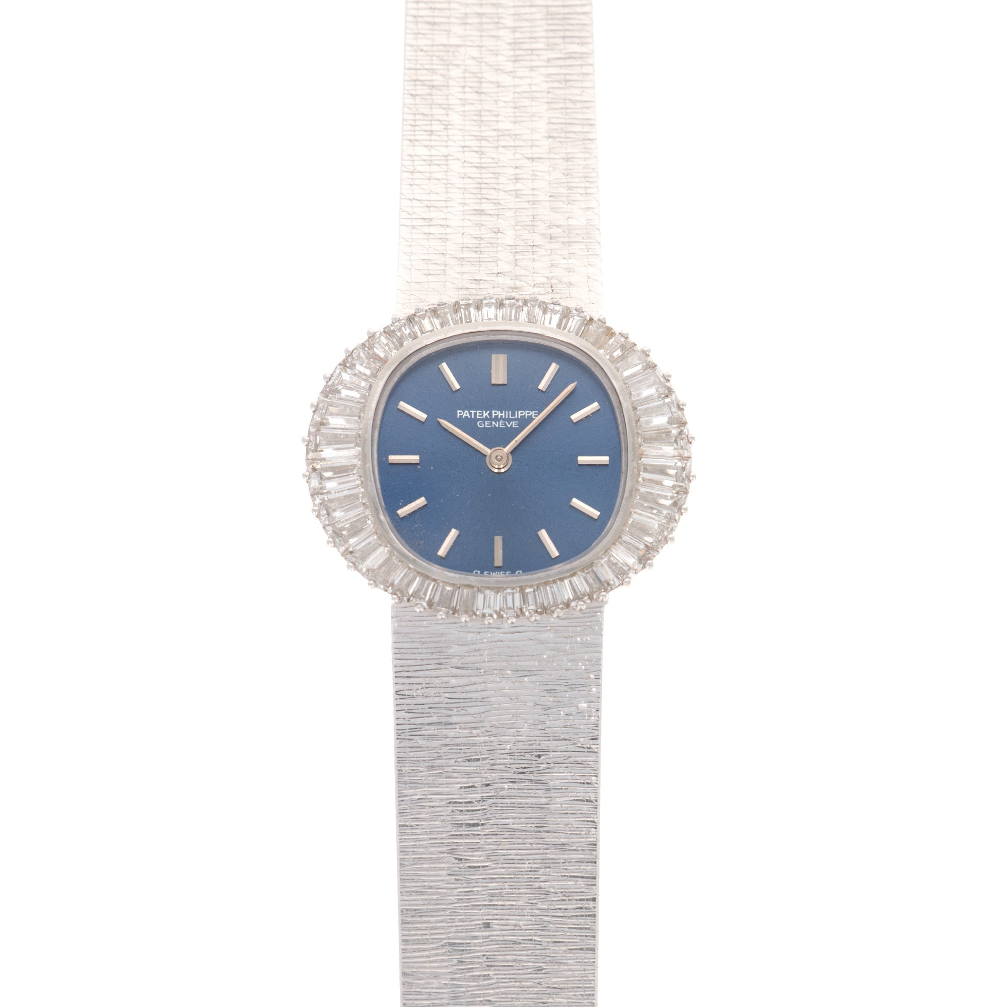 Patek Philippe - Patek Philippe White Gold Baguette Diamond Watch Ref. 4260 - The Keystone Watches
