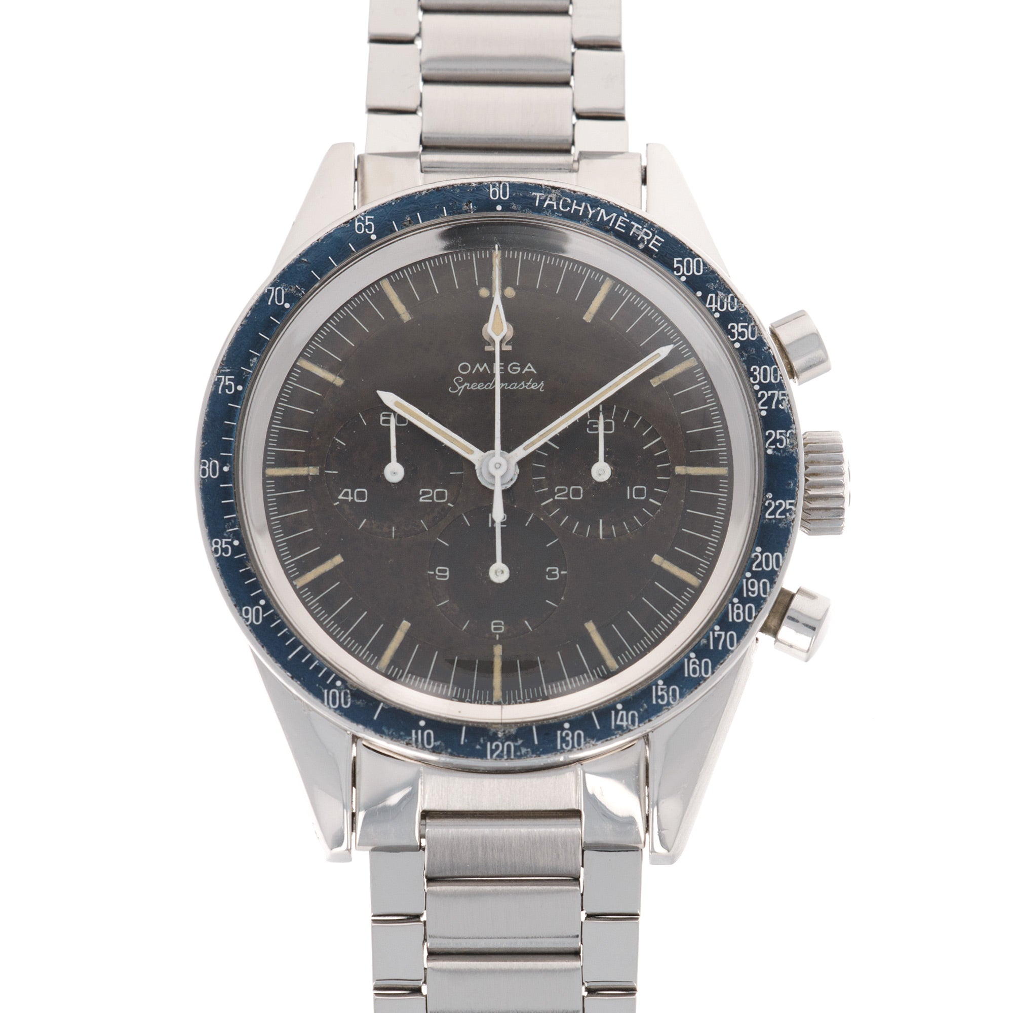 Omega - Omega Speedmaster Ed White Tropical Brown Dial Watch Ref. 105.003 - The Keystone Watches