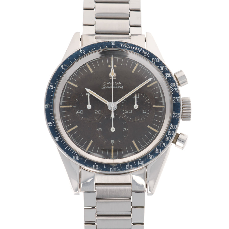 Omega Speedmaster Ed White Tropical Brown Dial Watch Ref. 105.003