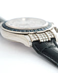 Rolex White Gold Daytona Zenith Diamond & Sapphire Watch Ref. 16599