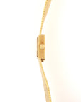 Audemars Piguet Yellow Gold Checkered Bracelet Watch with Original Warranty Paper