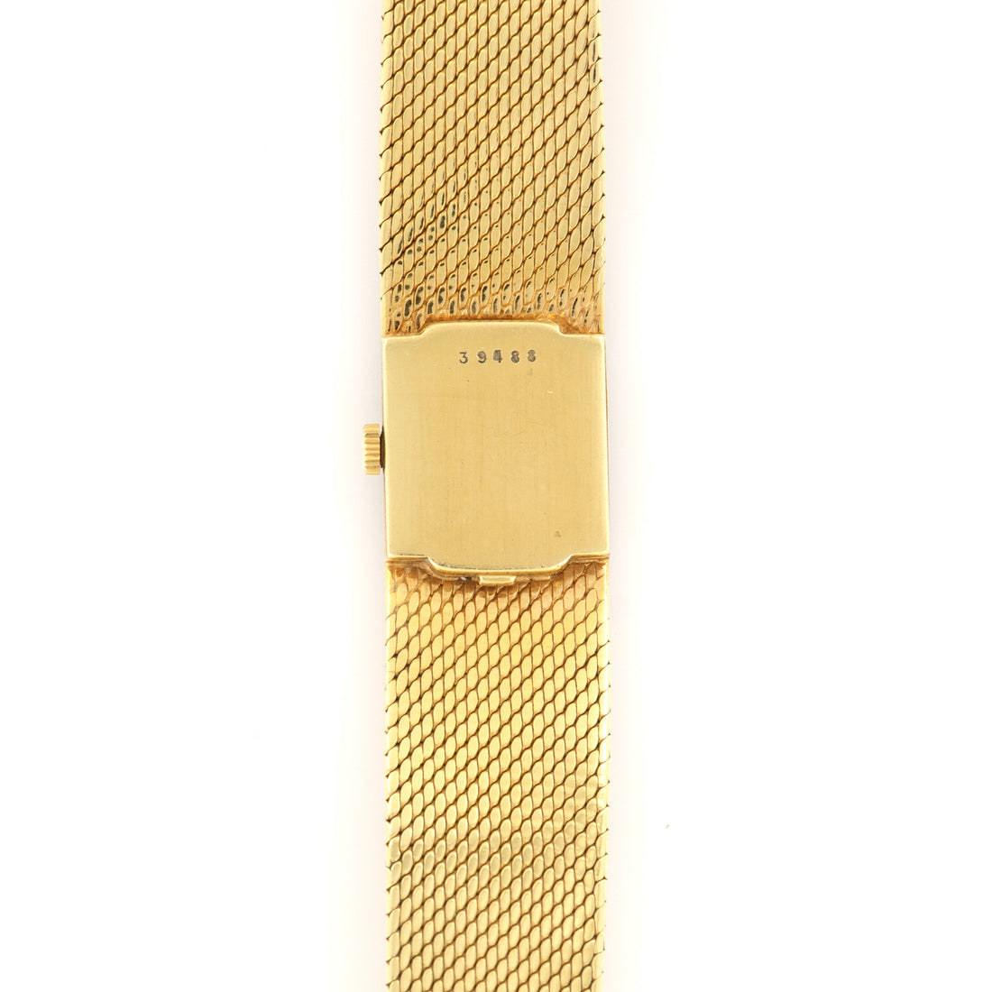 Audemars Piguet Yellow Gold Checkered Bracelet Watch with Original Warranty Paper