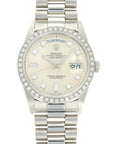 Rolex Platinum Day-Date Diamond Watch Ref. 18346