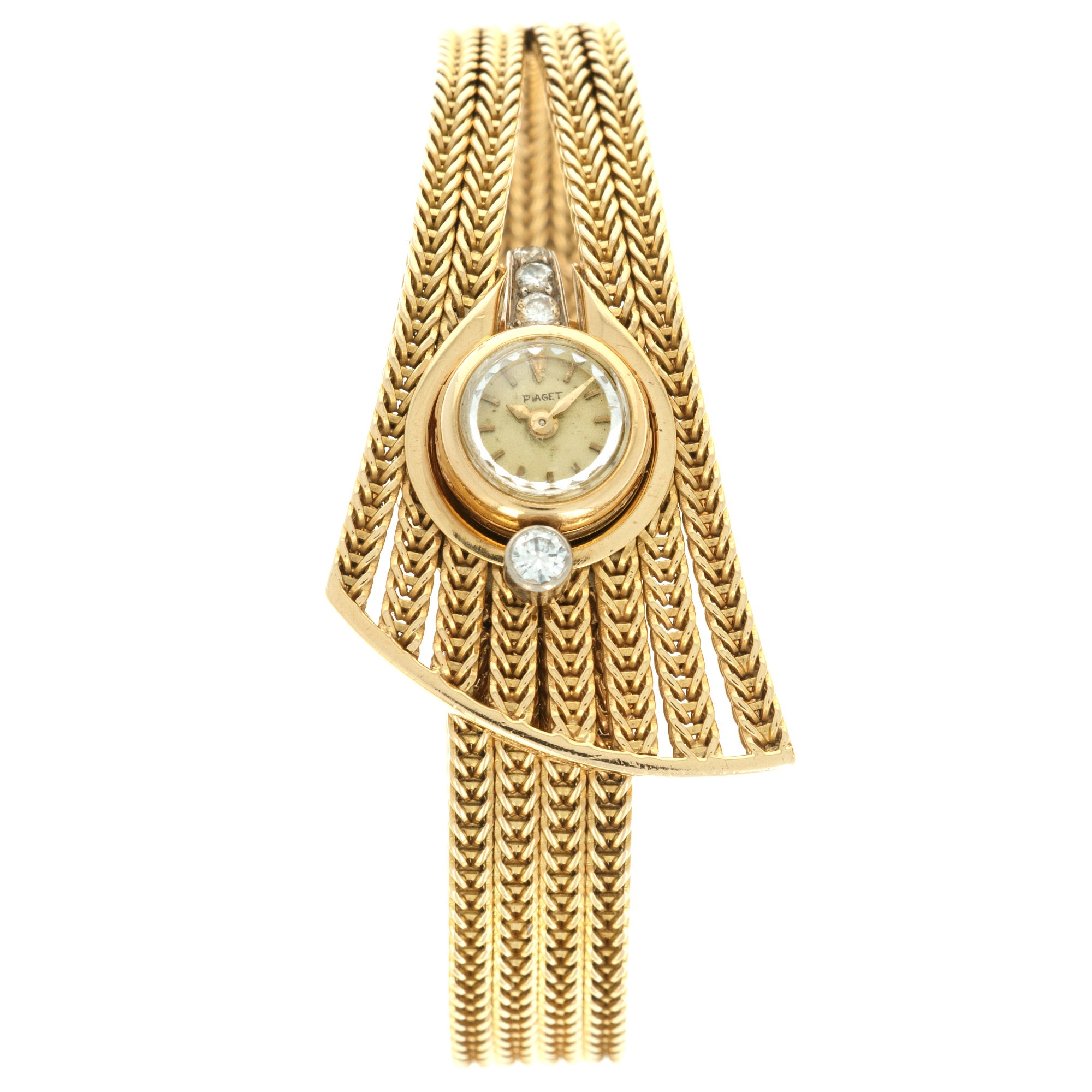 Piaget - Piaget Yellow Gold Diamond Watch, 1960s - The Keystone Watches