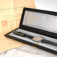 Patek Philippe Steel Calatrava Watch Ref. 3509 with Original Box and Papers