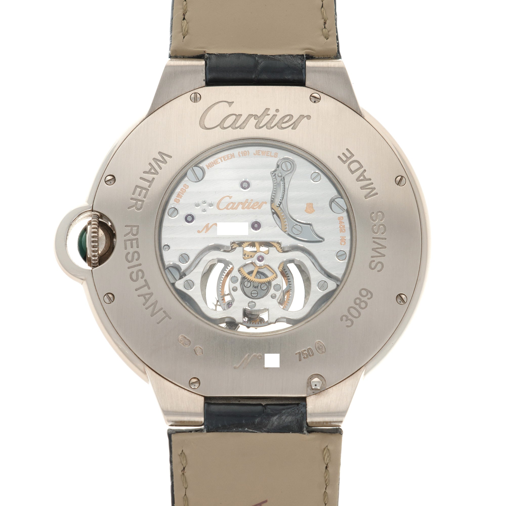 Cartier - Cartier White Gold Ballon Bleu Tourbillon Watch - The Keystone Watches