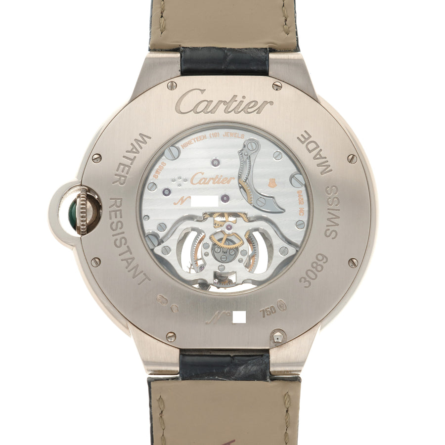 Cartier White Gold Ballon Bleu Tourbillon Watch