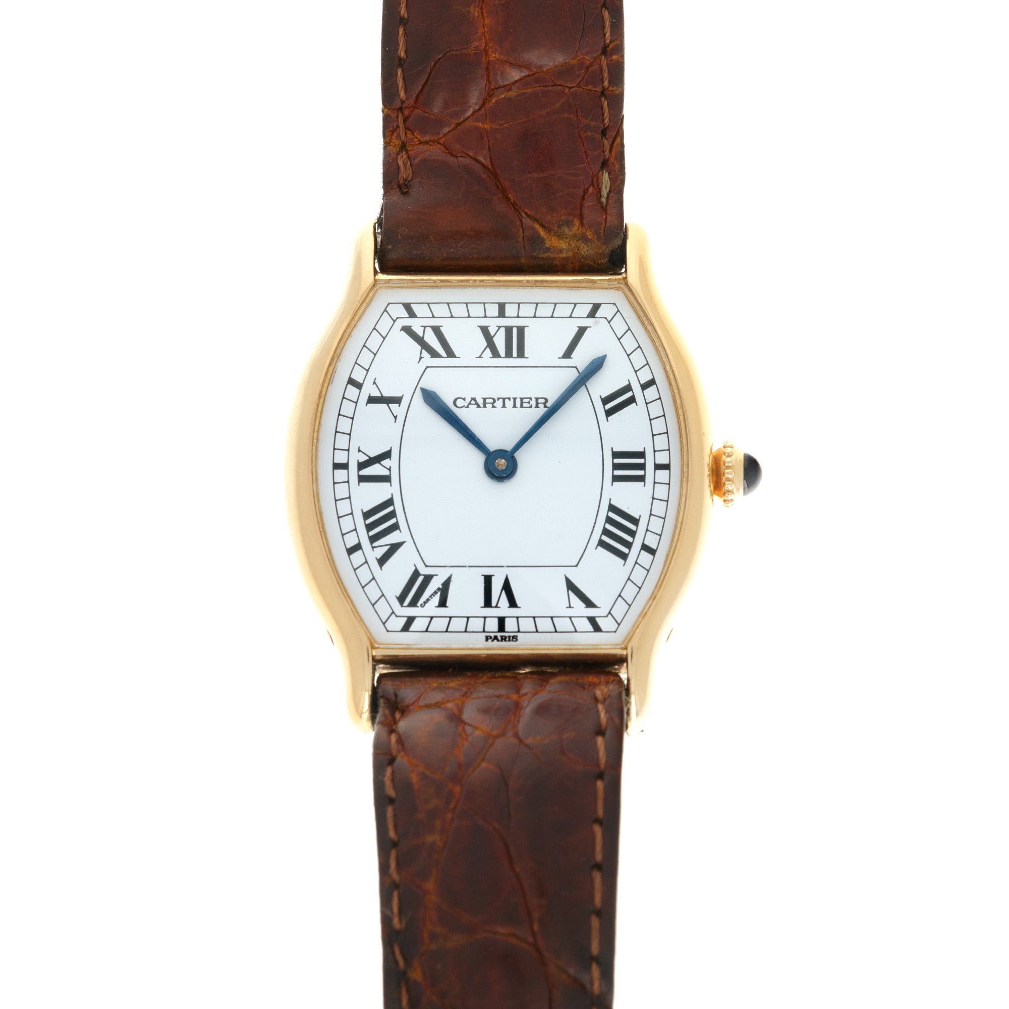 Cartier - Cartier Yellow Gold Tortue Watch, Circa 1970s - The Keystone Watches
