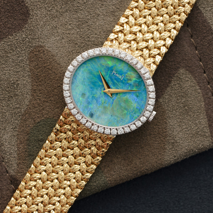 Piaget Yellow Gold Opal Diamond Watch