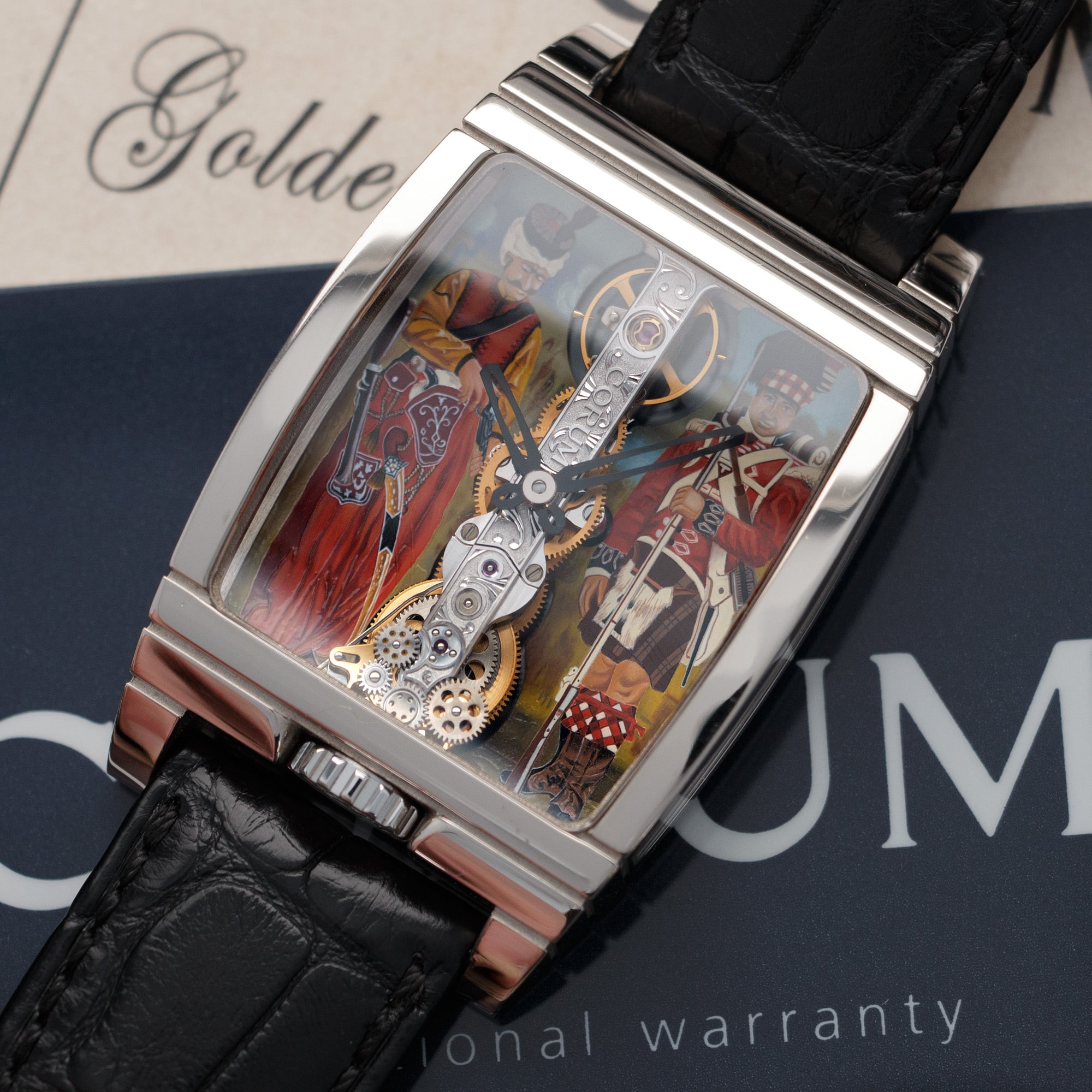 Corum - Corum White Gold Golden Bridge Napoleon Watch - The Keystone Watches