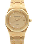 Audemars Piguet - Audemars Piguet Yellow Gold Royal Oak Diamond Watch Ref. 15000 - The Keystone Watches