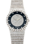 Piaget - Piaget White Gold Diamond & Onyx Automatic Watch - The Keystone Watches