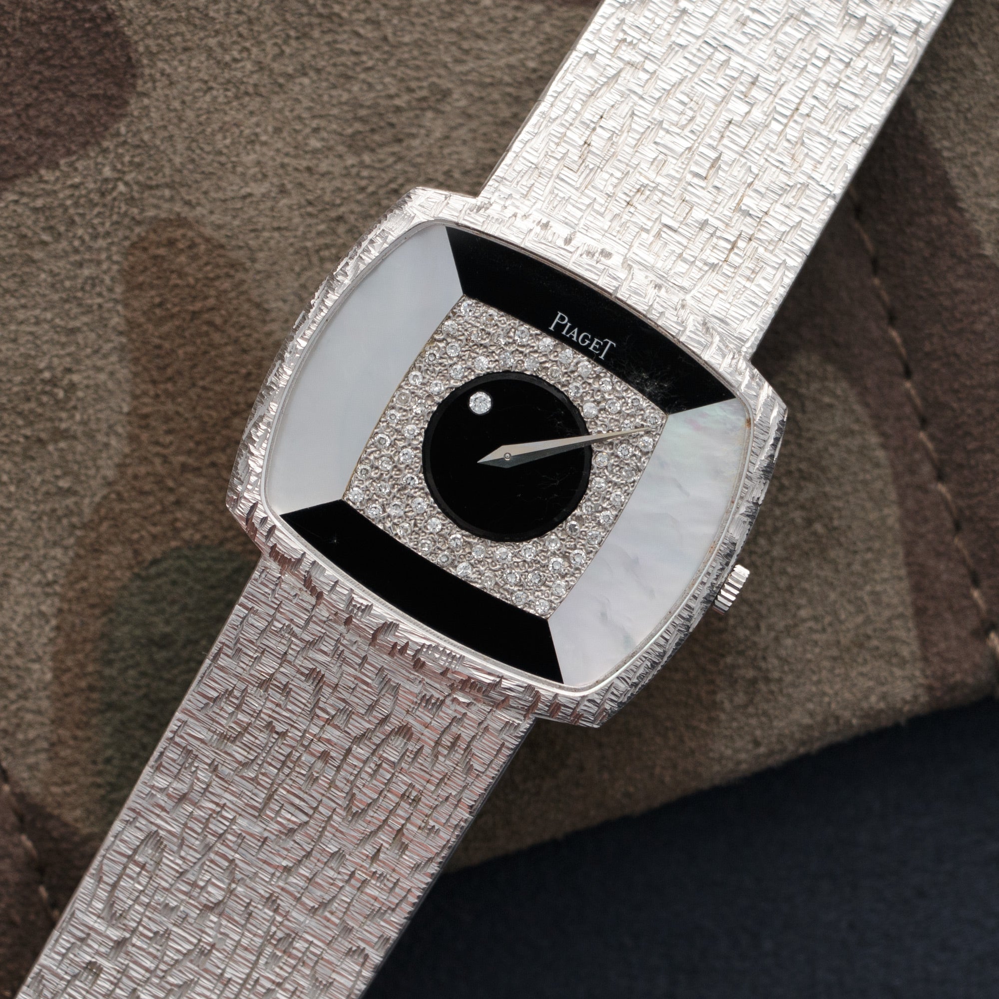 Piaget - Piaget White Gold Mystery Diamond Watch - The Keystone Watches
