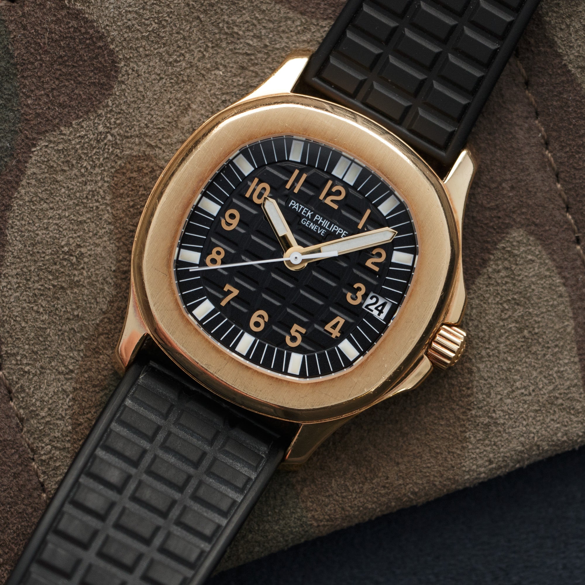 Patek Philippe - Patek Philippe Yellow Gold Aquanaut Watch Ref. 5066 - The Keystone Watches