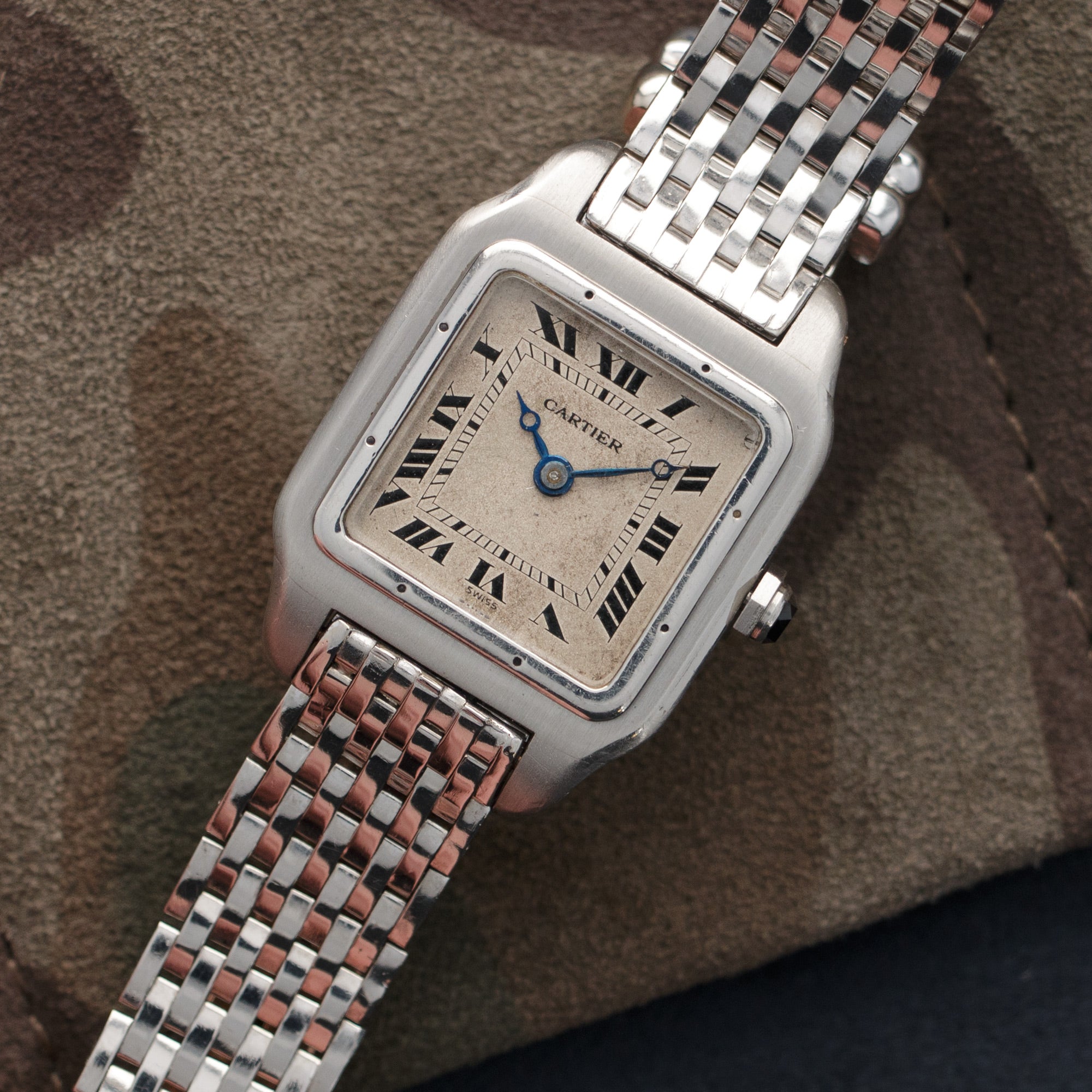 Cartier - Cartier Platinum Santos Watch, Circa 1920s - The Keystone Watches