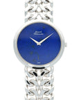 Piaget - Piaget White Gold Lapis Link Bracelet Watch - The Keystone Watches