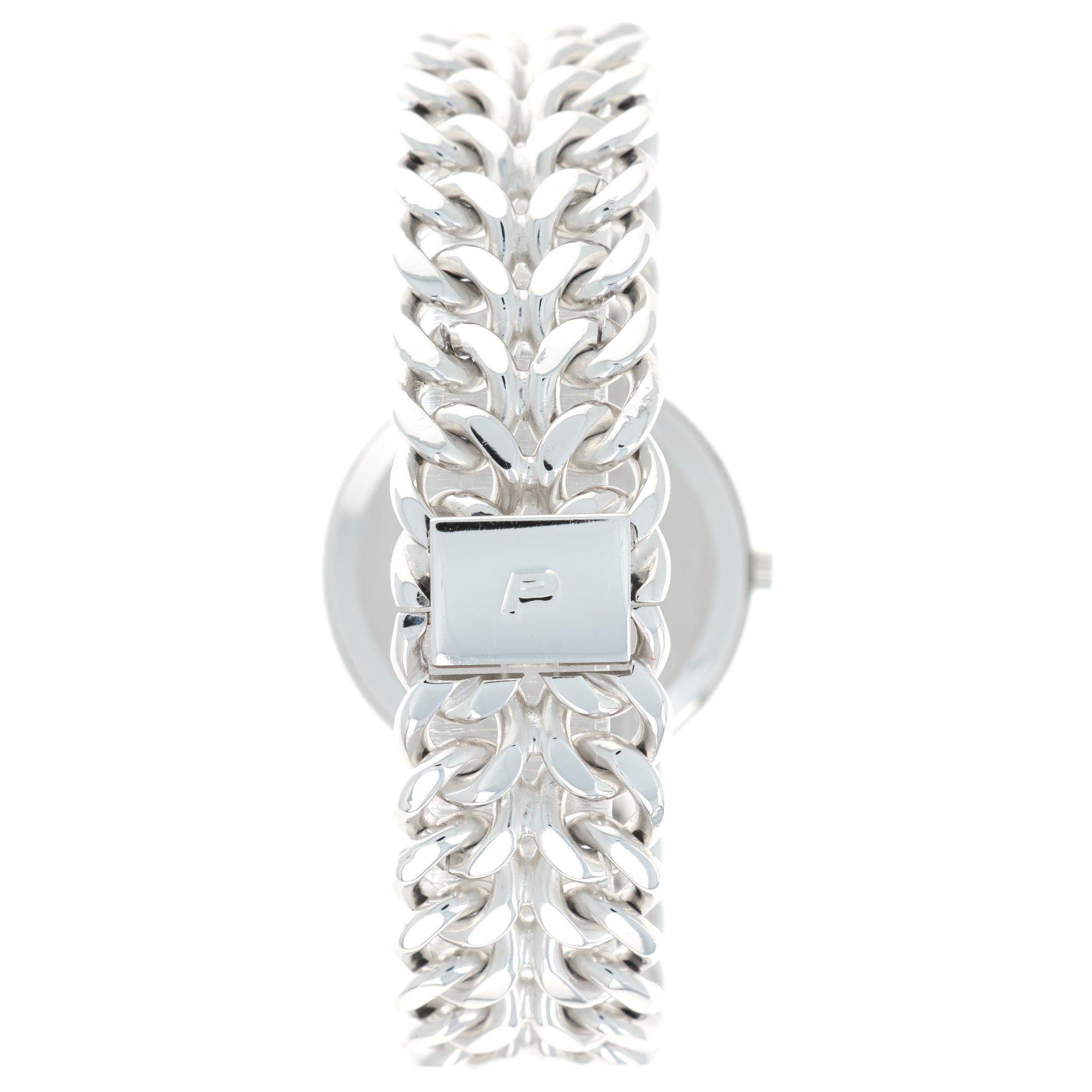 Piaget - Piaget White Gold Lapis Link Bracelet Watch - The Keystone Watches