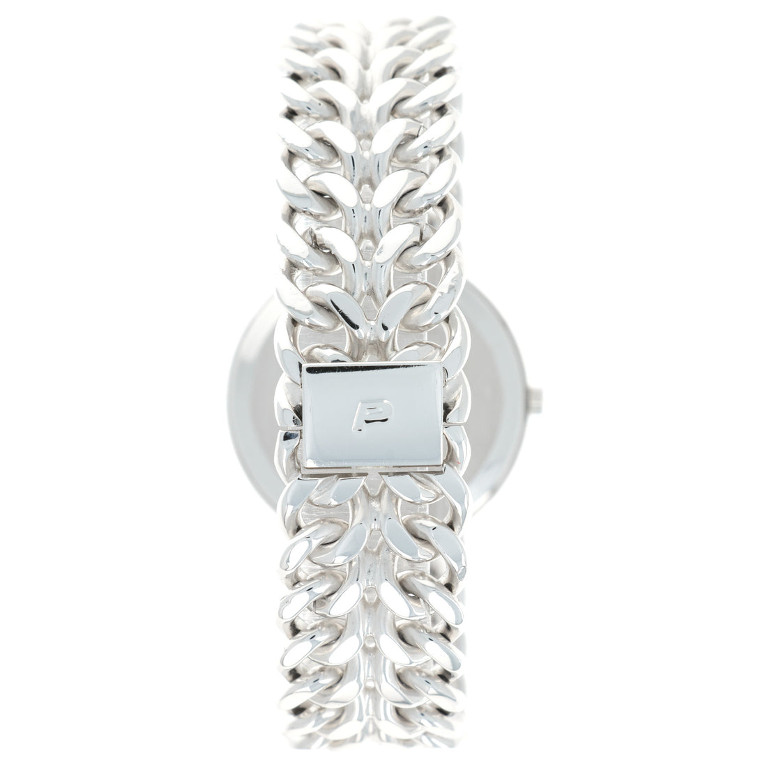 Piaget White Gold Lapis Link Bracelet Watch