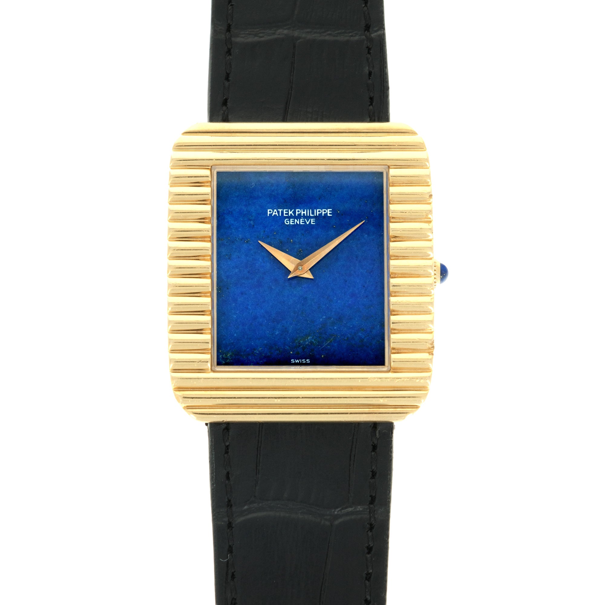 Patek Philippe - Patek Philippe Yellow Gold Lapis Watch Ref. 3733 - The Keystone Watches