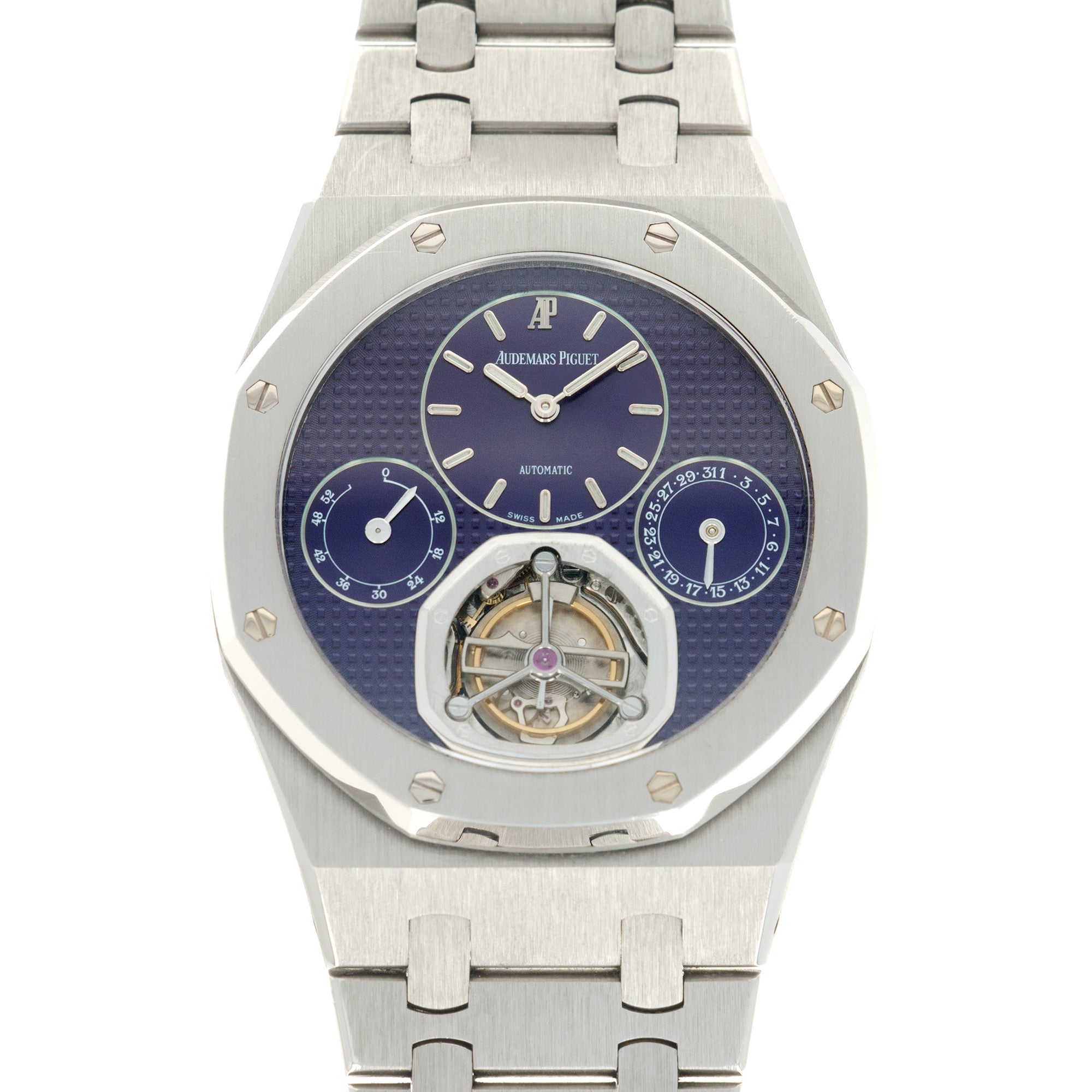 Audemars Piguet - Audemars Piguet Platinum Royal Oak Anniversary Tourbillon Watch, Ref. 25831 - The Keystone Watches
