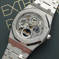 Audemars Piguet Platinum Royal Oak Quantieme Perpetual Skeleton Watch, Ref. 25829PT