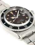 Rolex Red Submariner Tropical Brown Watch Ref. 1680, with Original Box and Papers