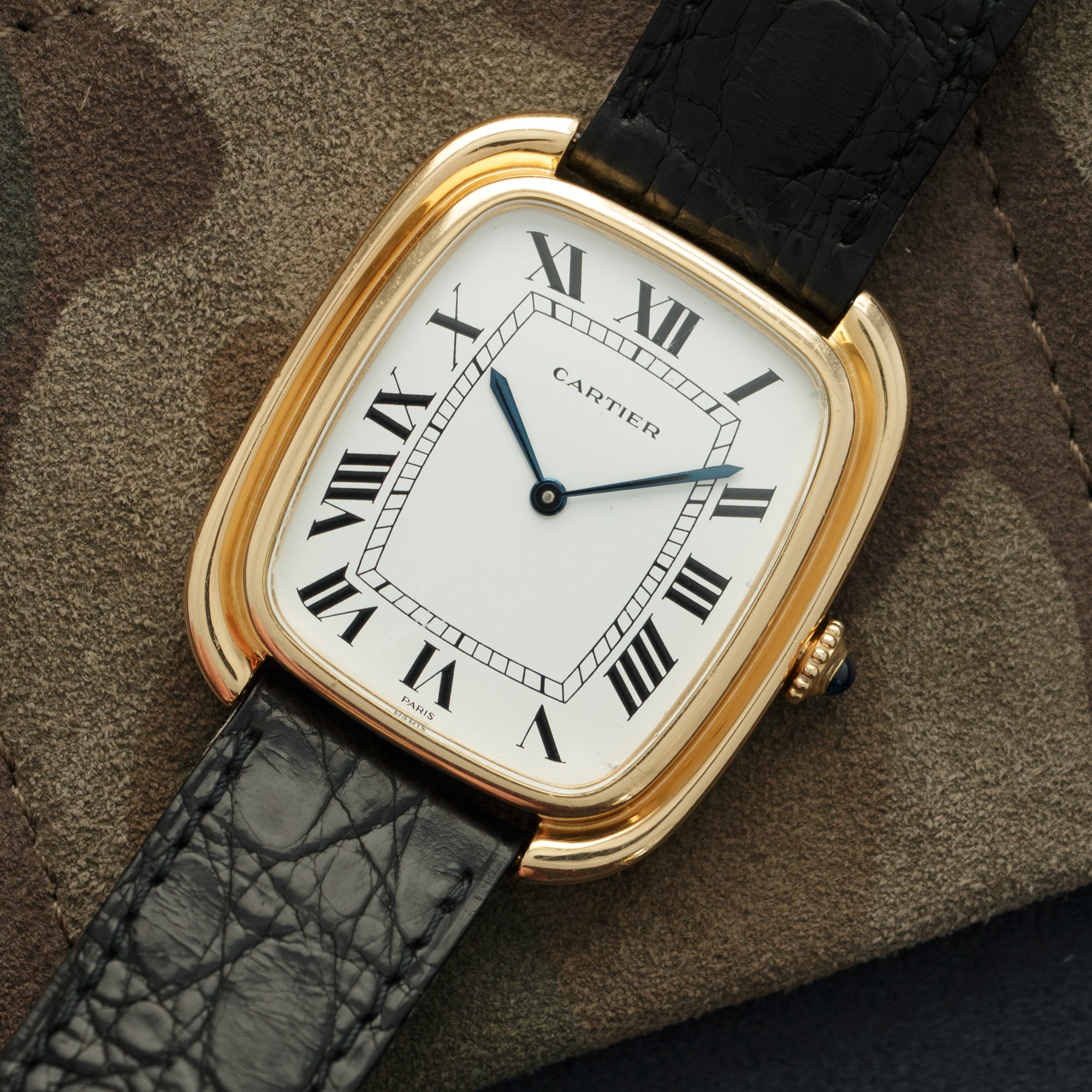 Cartier - Cartier Yellow Gold Jumbo Tank Gondole Watch - The Keystone Watches