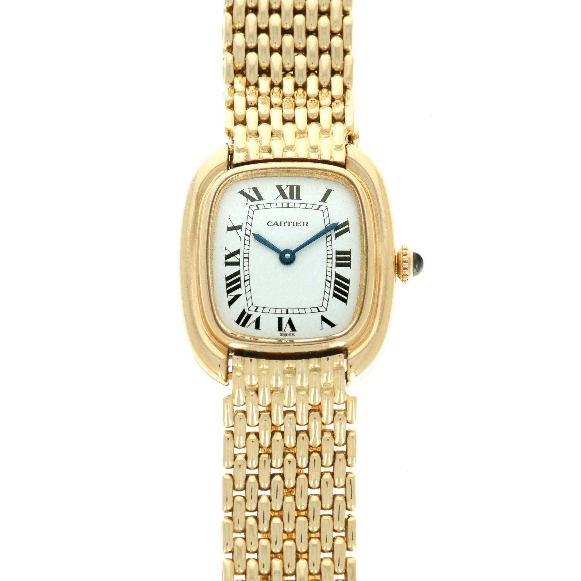 Cartier - Cartier Yellow Gold Tank Gondole Bracelet Watch - The Keystone Watches