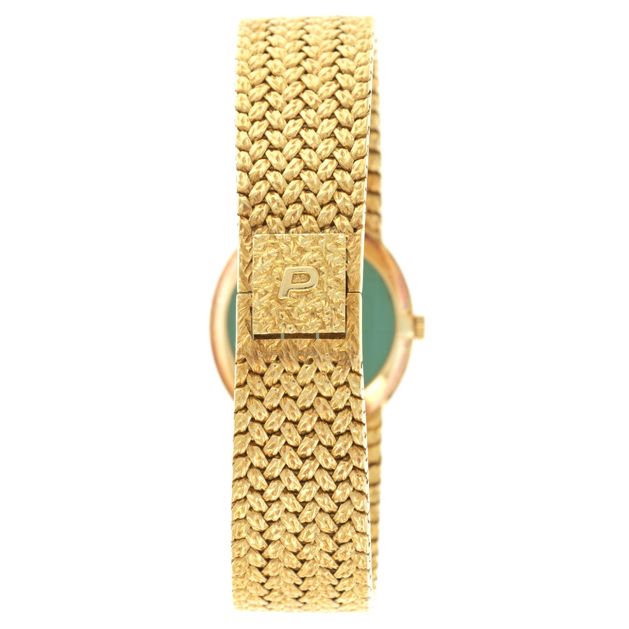 Piaget Yellow Gold Ruby Diamond Watch, Circa 1970s