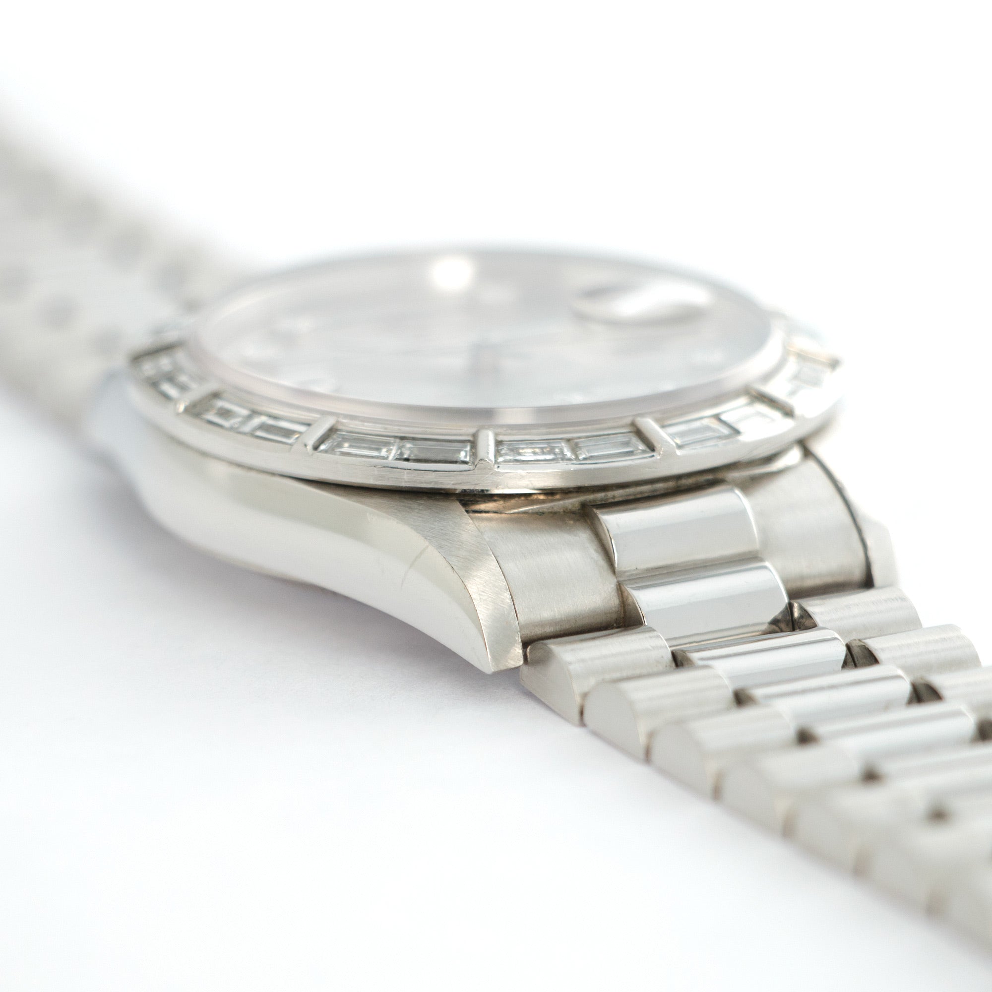 Rolex - Rolex Platinum Day-Date Diamond Watch Ref. 18366 - The Keystone Watches