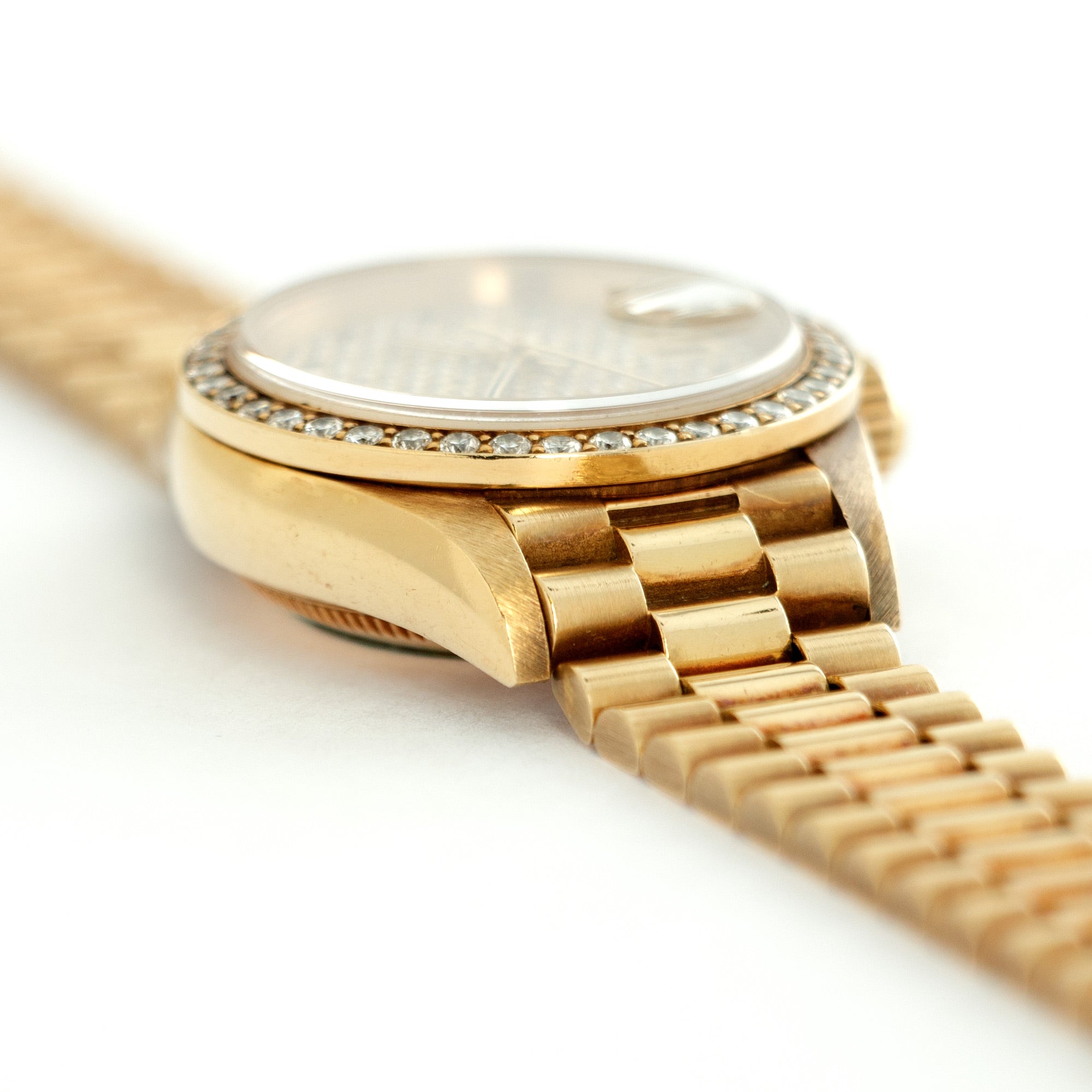 Rolex - Rolex Yellow Gold Datejust Diamond Sapphire Watch - The Keystone Watches