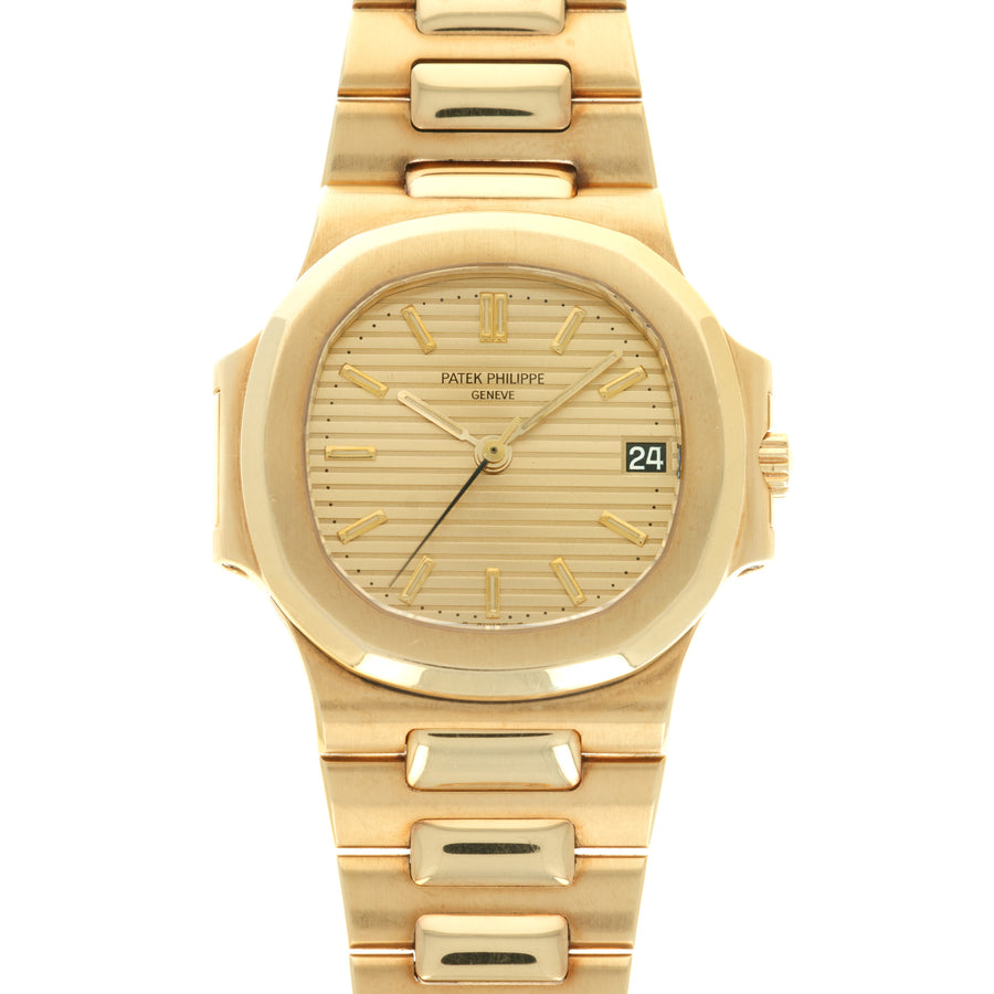 Patek Philippe Yellow Gold Nautilus Automatic Watch Ref. 3800