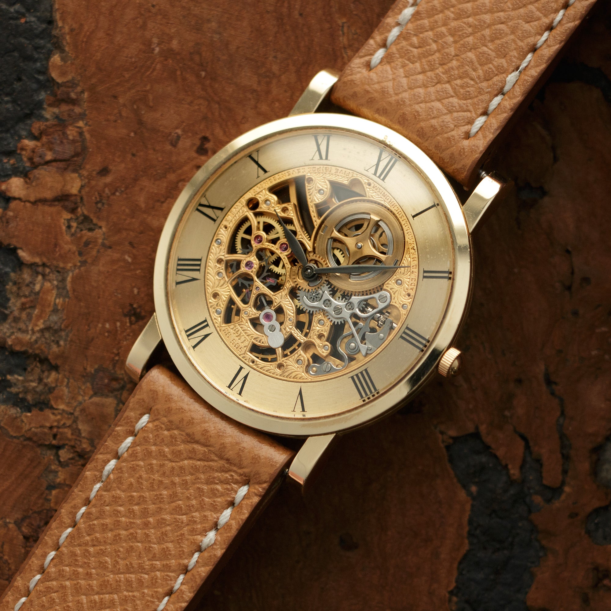 Audemars Piguet - Audemars Piguet Yellow Gold Skeletonized Watch - The Keystone Watches