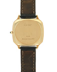 Cartier - Cartier Yellow & White Gold Cushion Trianon Strap Watch - The Keystone Watches