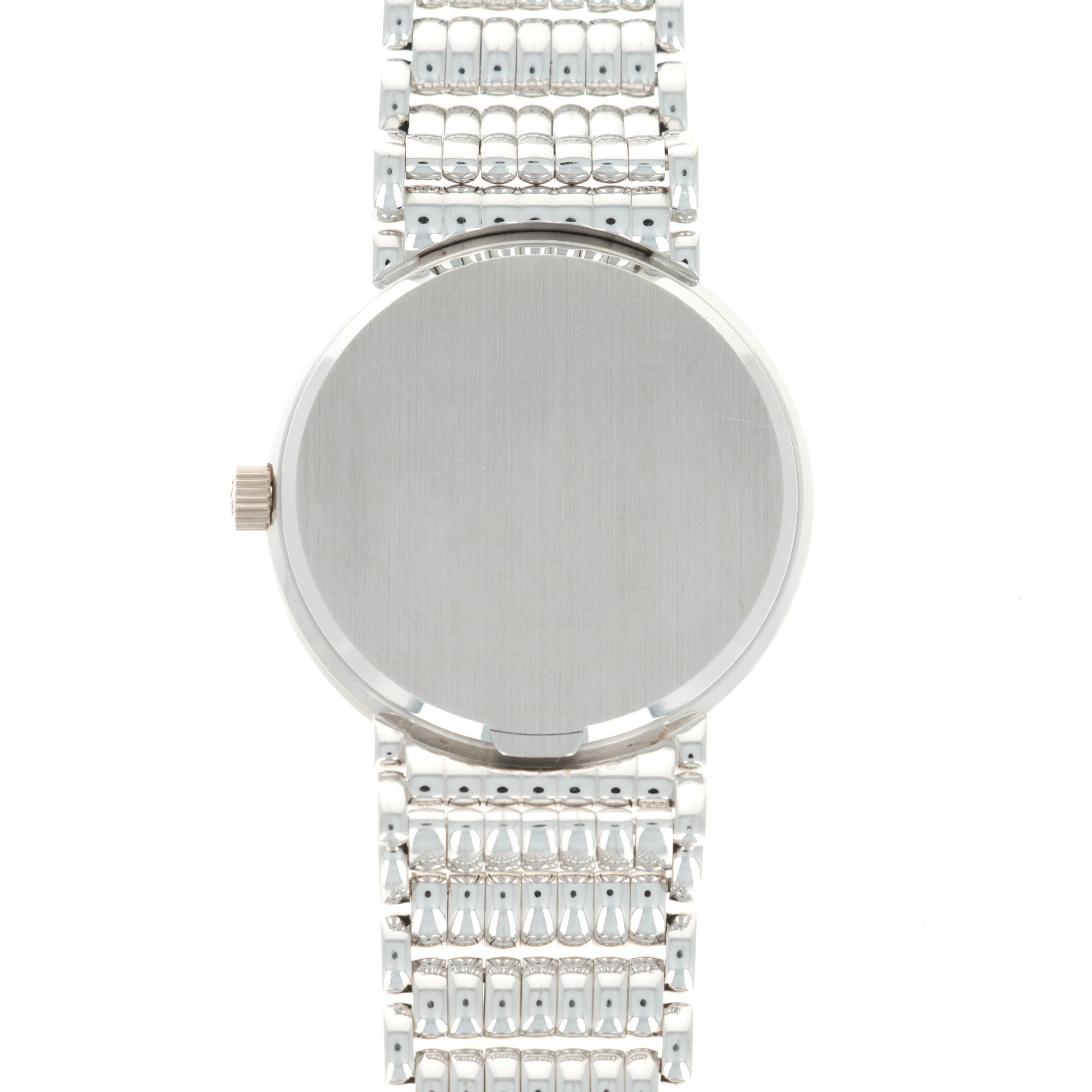 Patek Philippe - Patek Philippe White Gold Calatrava Watch Ref. 3802 with Unusual Bracelet - The Keystone Watches