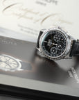 Patek Philippe - Patek Philippe Platinum Perpetual Calendar Chrono Baguette Diamond Watch Ref. 5271 - The Keystone Watches