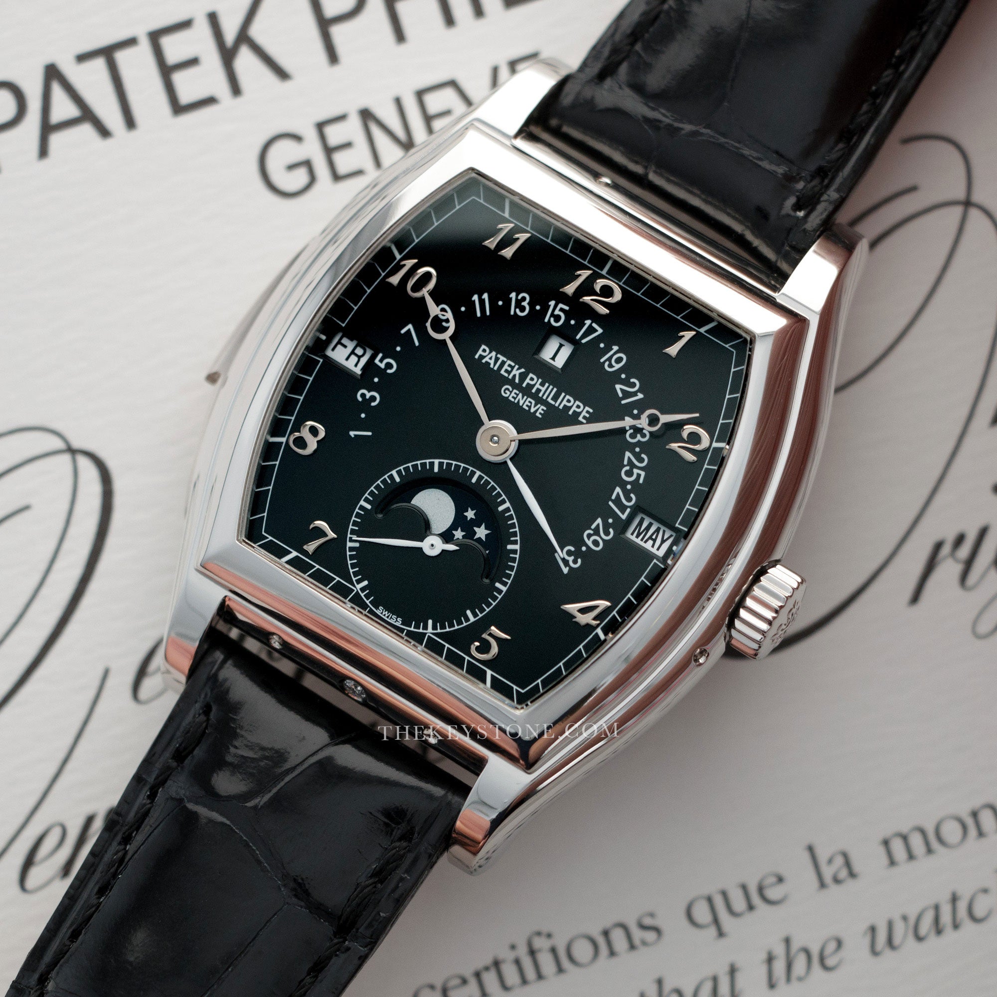 Patek Philippe - Patek Philippe Platinum Perpetual Calendar Minute Repeater Watch Ref. 5013 - The Keystone Watches